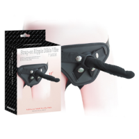 STRAP ON RIPPLE DILDO VIBE - 5.5"